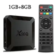 Hot X96Q Android 10.0 Fast Smart TV BOX 2GB 16GB Allwinner H313 Quad Core 4K VS
