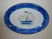 MIKASA Bar Harbor 15" Oval Serving Platter - NWT - HTF