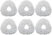 Replacement Accessories Mop Tray Mopping Holder Mount Mop Cloth，Compatible for Narwal，J4 / Freo X Ultra / J4 Lite / J5 / Freo Z Ultra / J3，Robot Vacuum(6pcs)