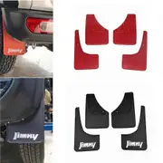 Mud Flaps Fender Splash Guards 4PCS For For Sui Jimny JB74 JB64 2019-22 Red JB74 logo