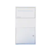 Sandleford 75cm White Matte York Parcel Letterbox