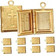 [GLSTOY] 10pcs Bible Charms Diy Jewelry Making Pendant Necklace Bracelet Charms
