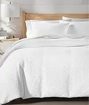 Charter Club Lattice Medallion 3-Pc. Full Queen Comforter Set White