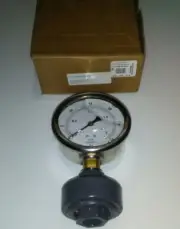 USABLUEBOOK 65541, 4" LIQUID FILLED GAUGE w/ PVC/VITON DIAPH SEAL‚ 1/2"NPT