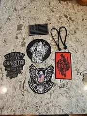 Savage Tacticians Sticker Pack W 550 Cord Zipper Pulls And Subdued Flag Patch #3