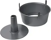 Chicago Metallic Professional Non-Stick Ring-Shaped Angel Food Cake Tin with Loose Base, 25 cm (10"), Grey