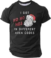 [Generic] Men S Big and Tall Casual 3D Print Holiday Crew Neck 3D Print Spring & Summer Designer Hoodie Sweatshirt Men Shirt Workout