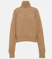 [Khaite] Khaite Lanzino turtleneck cashmere sweater AU 10 beige
