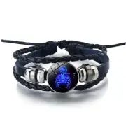 Unisex Leather Bracelet Stackable Adjustable Scorpio New Free Ship 7927