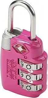 [Lewis N. Clark] Travel Sentry Large 3Dial Combo Lock, Pink, One Size