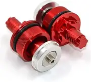 for YA&MAHA XT400 1991-1992 Motorcycle Front Shock Absorber Screw Fork Cover Cap Preload Adjusters Bolts Preload Fork Bolts(Red)
