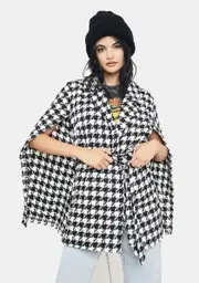 Don't Jinx It Houndstooth Jacket