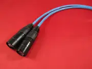 25 ft PRO Audio CAT 5e Ethernet Blue Cable w/Neutrik EtherCon RJ45 plugs.