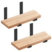 4 Packs Shelf Brackets 8 Inch Wall Mounted Floating Brackets for Hanging