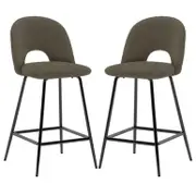 Evie Boucle Bar Stool (Set of 2)