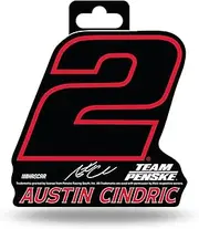 Rico Industries NASCAR Racing Austin Cindric 5" x 7" Vinyl Die-Cut Decal - Car/Truck/Home Accessory