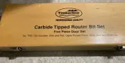 TIMBERLINE 5 pc DOOR SET Carbide Tipped ROUTER BIT SET #TRS-100 NEW in Wood Box