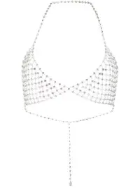 在飛比找Farfetch優惠-crystal-embellished mesh-chain