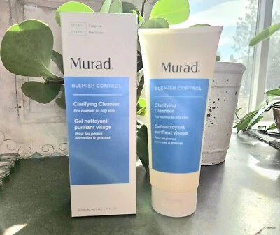 Murad Blemish Control Clarifying Cream Cleanser For Normal to Oily Skin 6.75 oz