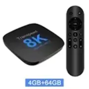 Transpeed Android 13 TV Box ATV Dual Wifi with TV Apps 8K Video BT5.0+ RK3528 4K