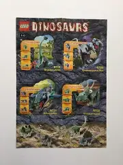 Lego Dinosaurs Theme Racers 2 Jack Stone Creator Alpha Team Poster 2001 2002