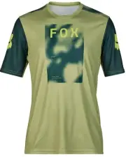 Fox Racing Ranger Race Taunt Mens SS MTB Mountain Bike Jersey Pale Green