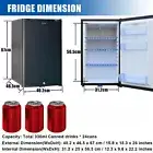 Smad 220V/12V Compact Refrigerator No Noise RV Caravan Beverage Car Mini Fridge