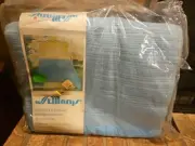 Vintage St Marys NOS Heavenly II Blue Blanket Fits Twin Or Double Bed 72 X 90
