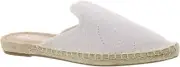 Sbicca Women's Upton High Vamp Pointed Toe Espadrille Flat Mule