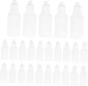 FUNOMOCYA 50pcs Dropper Bottles Refillable Plastic Containers with Screw Caps for Essential Oils Eye Drops Ink Travel DIY Projects Precise Control Portable and Convenient