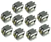 (10)YC-CN-PBC402-1 DEFINITE PURPOSE CONTACTOR 40A 2P 24V COIL 40 FITS DP40C2P-F