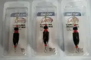 3- Pack Eagle Claw Ready Rigs 1/2 oz. Fishing Rigs Lures Bait Jig Tackle Boxes
