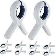 WHAMVOX 10 Pack Utility Clips Home Fixing Bed Sheet Clips Windproof Quilt Holders Non-Slip Clamp for Comforter Cover