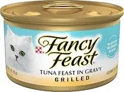 Purina Fancy Feast Gravy Wet Cat Food, Grilled Tuna Feast - (24) 3 oz. Cans