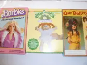 Vintage Avalon Cabbage Patch Kids Colorforms Barbie Dress up set Paper dolls