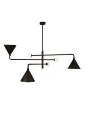 Miller 6 Light Pendant in Bronze
