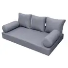 STYLE 3 - Mattress & Pillow Daybed Porch Swing Knife Edge Twin AD001 COVERS ONLY