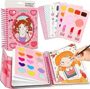 Watercolor Painting Activity Book Fashion Design Coloring Book and Makeup Toy Class Activity Party Favors Easter Day Gifts Thank You Gifts for Girls