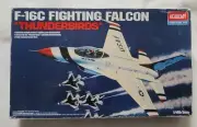 Academy F-16C Fighting Falcon Thunderbirds 1/48 #1695 Plane Model