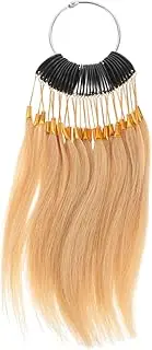 Ipetboom 8 Degrees Real Human Hair Hair Strands Practice Hair Dye Brush for Salon Learners