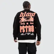 [Kiss Chacey] Hardwork Crew Sweater Jet Black