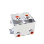 Aeroflow Fabricated Alloy Tank 1.4L Capacity 5"L X 5"W X 4" Polished Finish