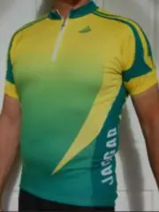 Jaggad Green & Gold Australian Colours cycling bike Jersey SLIM FIT S,M,L,XL,2XL