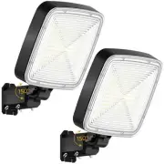 LED Parking Lot Light 2Pack, 150W 21000LM Dusk to Dawn Outdoor Lighting Adjus...