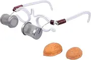 1pc Eye Device Walnut Shell Cups Wand Stick Walnuts Steamers Extinguisher Foundation Hands Suction Block White Wrought Iron