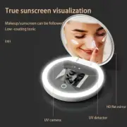 Compact Mirror with UV Camera For Sunscreen Test Pocket Handhe H OT AU