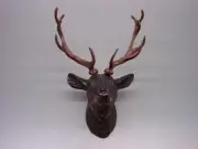 NEW WOOD CUCKOO CLOCK DEER STAG ELK HEAD WITH ANTLERS - movement repair parts