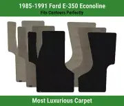 Lloyd Luxe Front Row Carpet Mats for 1985-1991 Ford E-350 Econoline (for: Ford)
