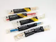 Reach Toothbrush Full Size Head Soft Lot (5) Cello Wrap Vtg Retro 80s Movie Prop