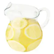 Plastic Water Pitcher Transparent Fridge Jug with Handle for Iced Tea Juice